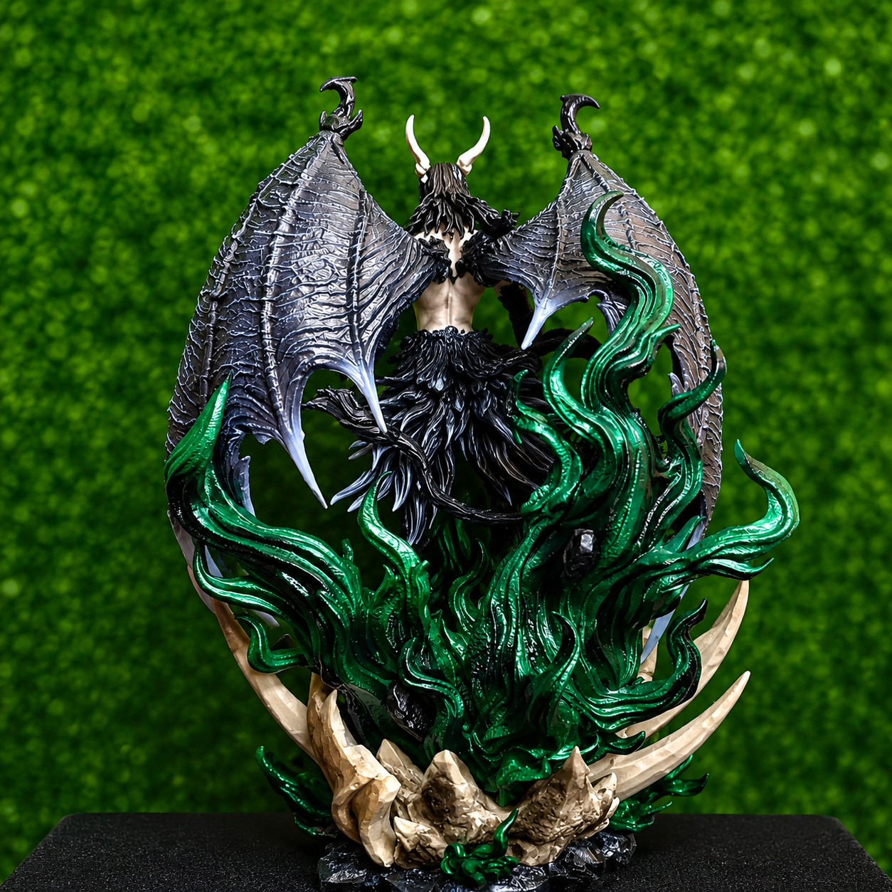 Dark Winged Demon Anime Figure Statue – Fantasy Collectible Display Model
