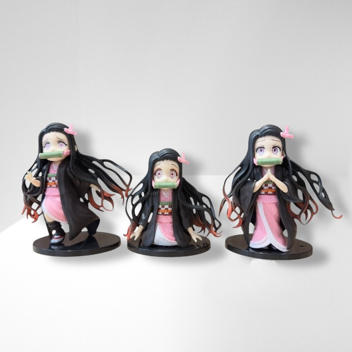 Demon Slayer Nezuko Figure Set of 6 - 10 cm
