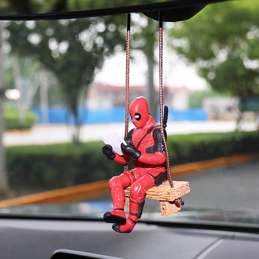 Reading Deadpool Car Hanging Ornament