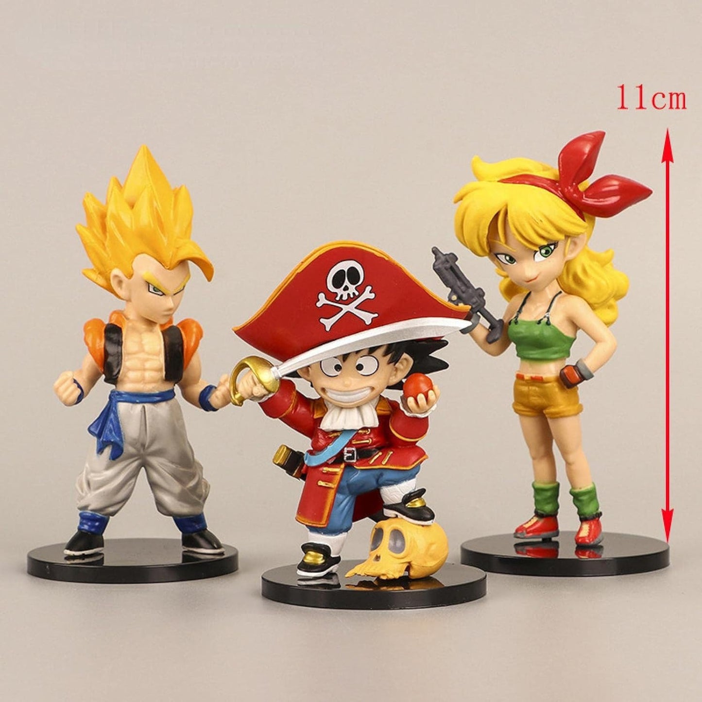 Dragon Ball Z Set of 5 Miniature Figures - (9.5-11 cm)