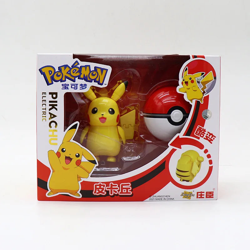 Pokemon Pikachu Cool Transform With Pokeball Collectable Figure (No Refund and Replacement allowed as its Seal Packed)