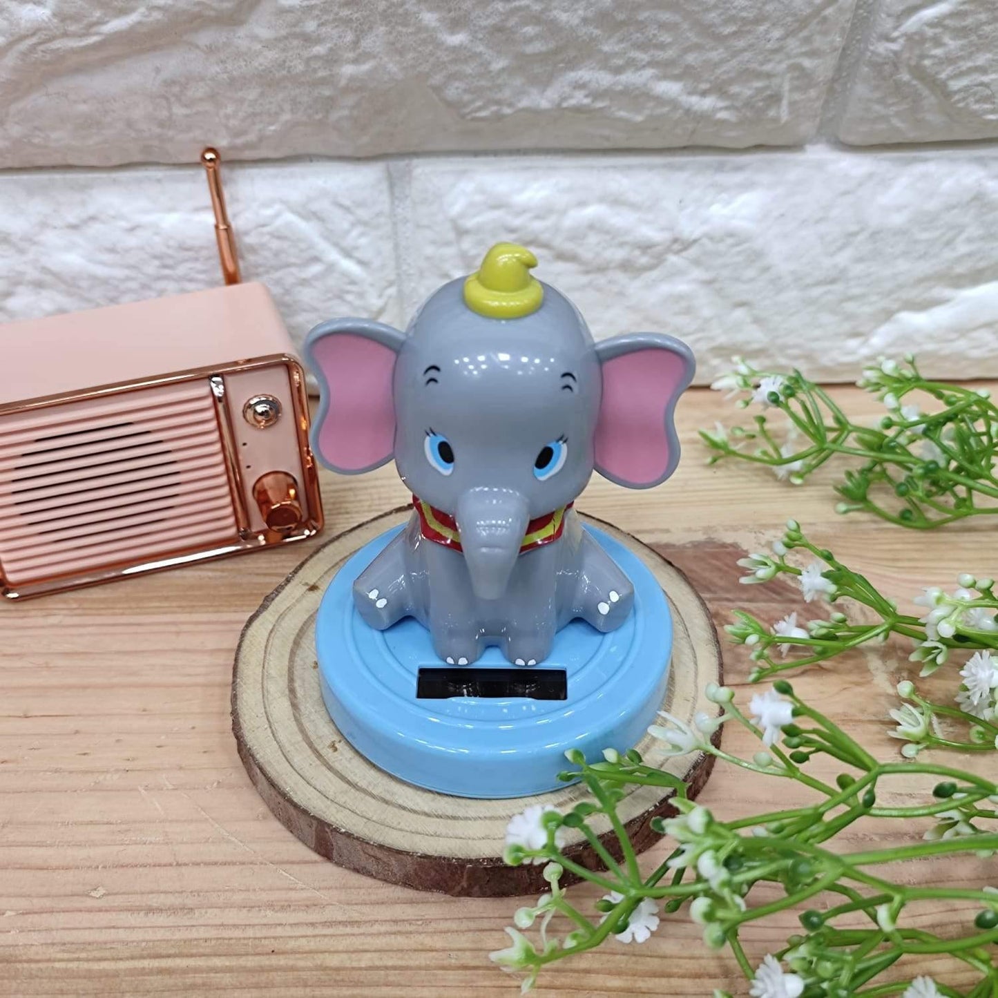 Elephant Solar Bobblehead