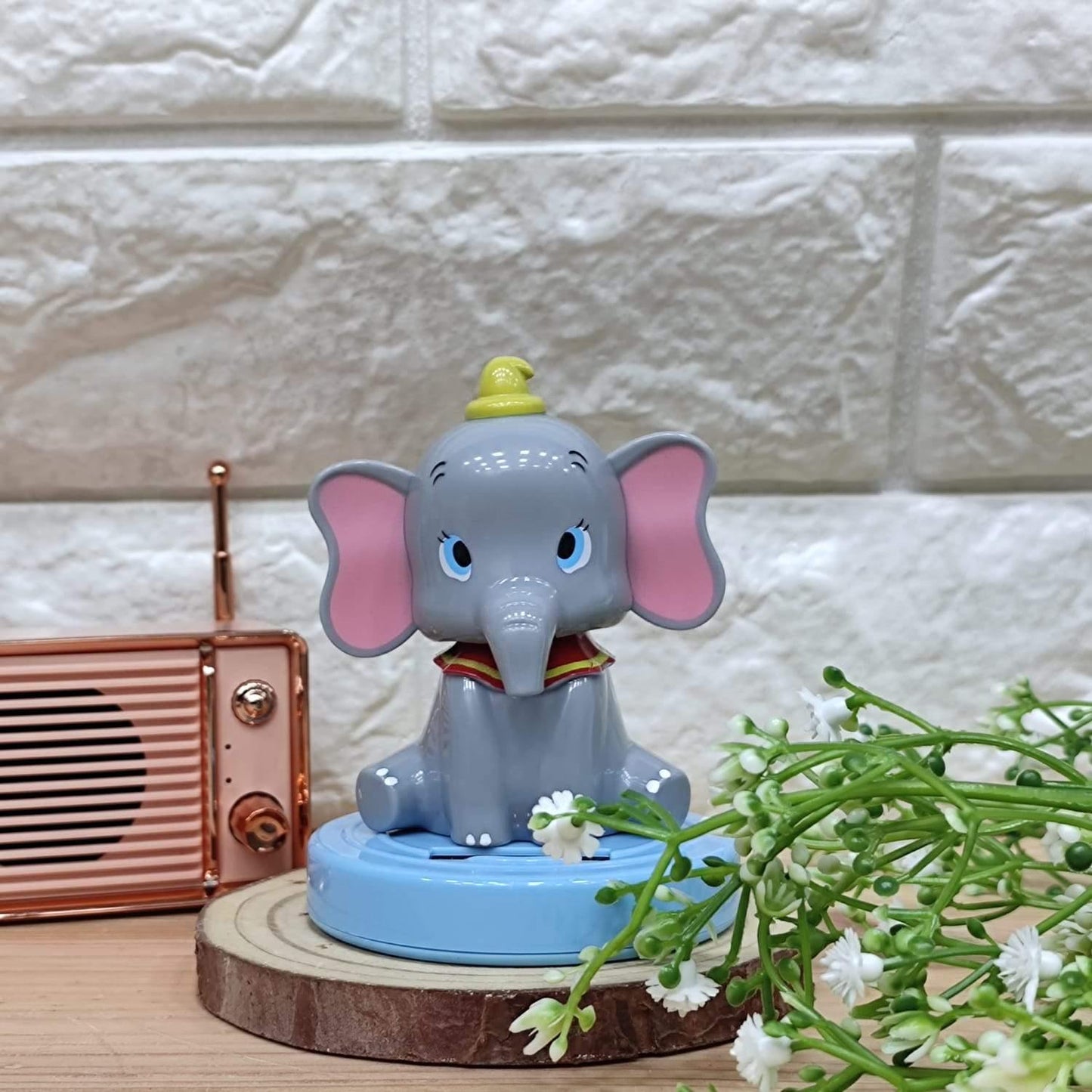 Elephant Solar Bobblehead