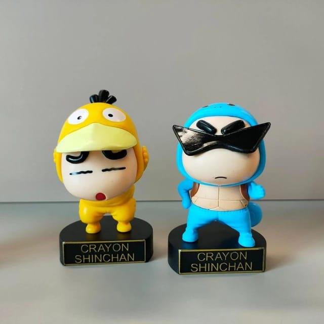 Shinchan Figure Set of 5 - Pokemon's Version