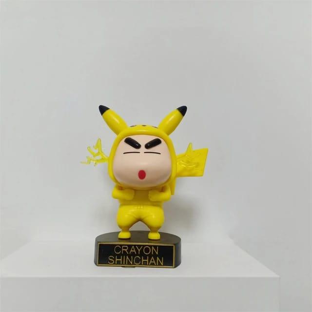 Shinchan Figure Set of 5 - Pokemon's Version