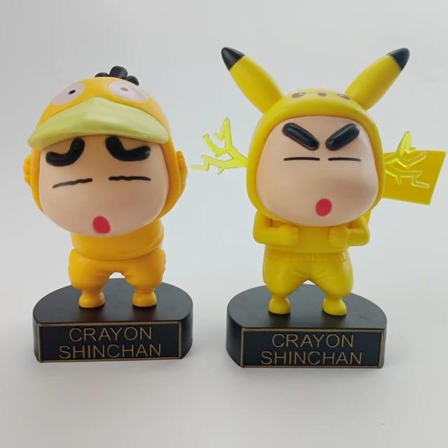 Shinchan Figure Set of 5 - Pokemon's Version