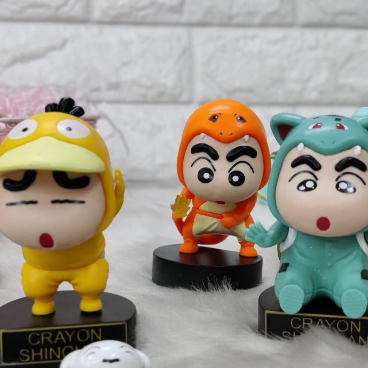 Shinchan Figure Set of 5 - Pokemon's Version