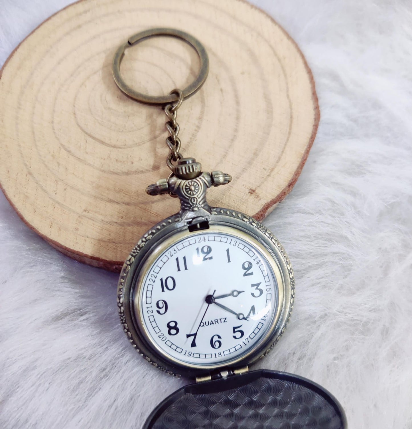 Marvel Avengers Spiderman Pocket Watch Keychain