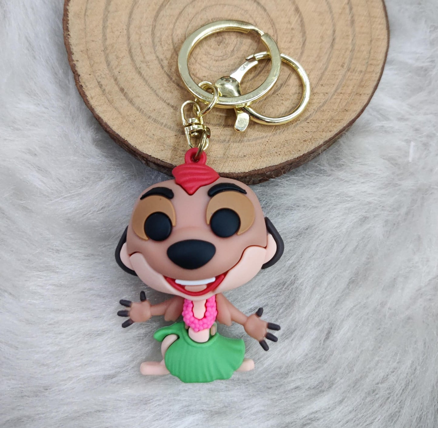 The Lion King 3D Silicon Keychain With Bagcharm