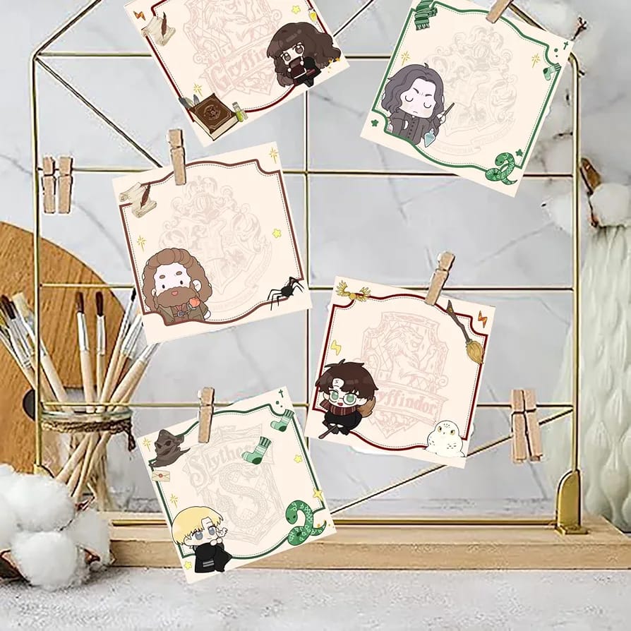 Harry Potter Set of 2 Memo Pads - Random 2 pcs