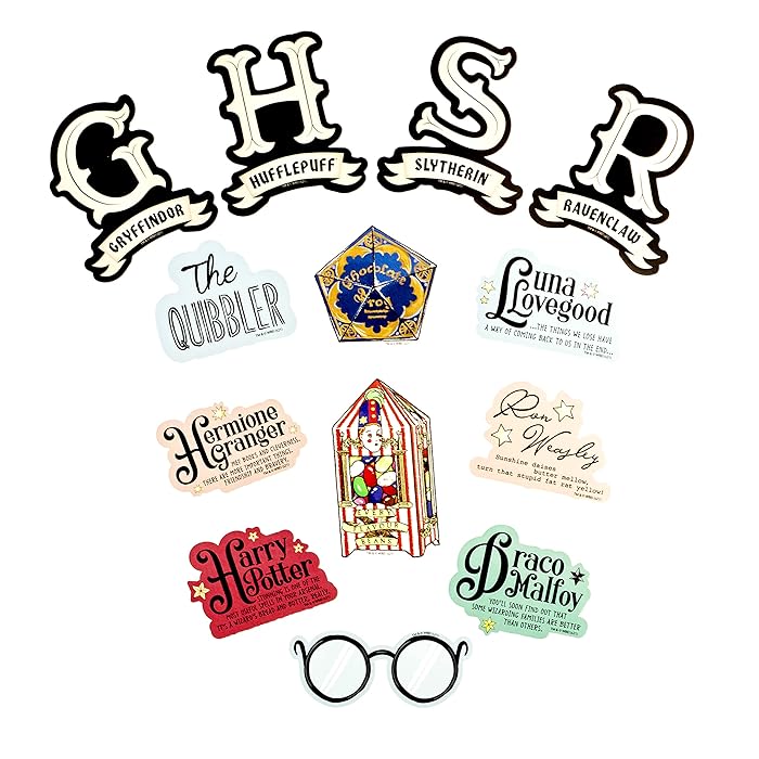 Harry Potter Hogwarts Diary Stickers - Pack Of 50 Stickers