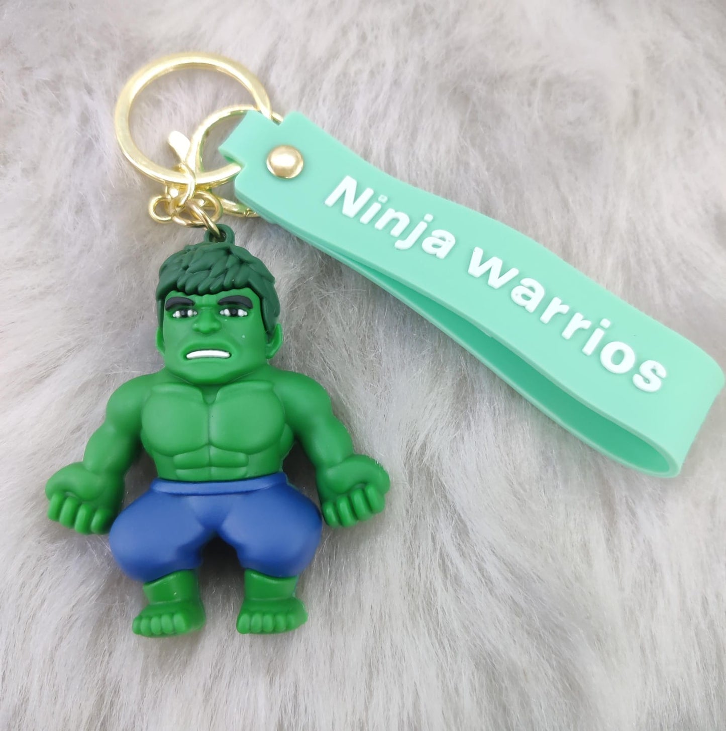 Superheroes Silicon Keychain With Bagcharm And Strap ( Choose From the Dropdown Menu)