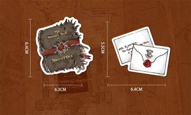 Harry Potter Cauldron Cakes Stickers - Pack Of 50 Stickers