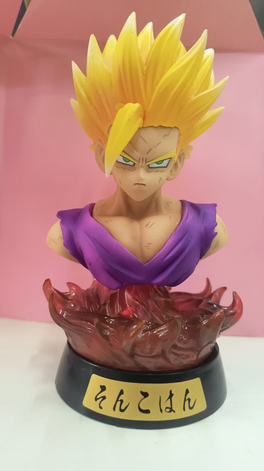 Dragon Ball Z Son Gohaan Bust Figure With Lights - Remote Control