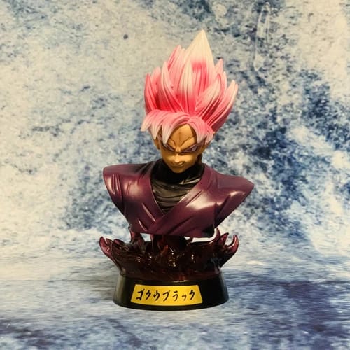 Dragon Ball Z Black Goku Bust Figure With Lights - Remote Control