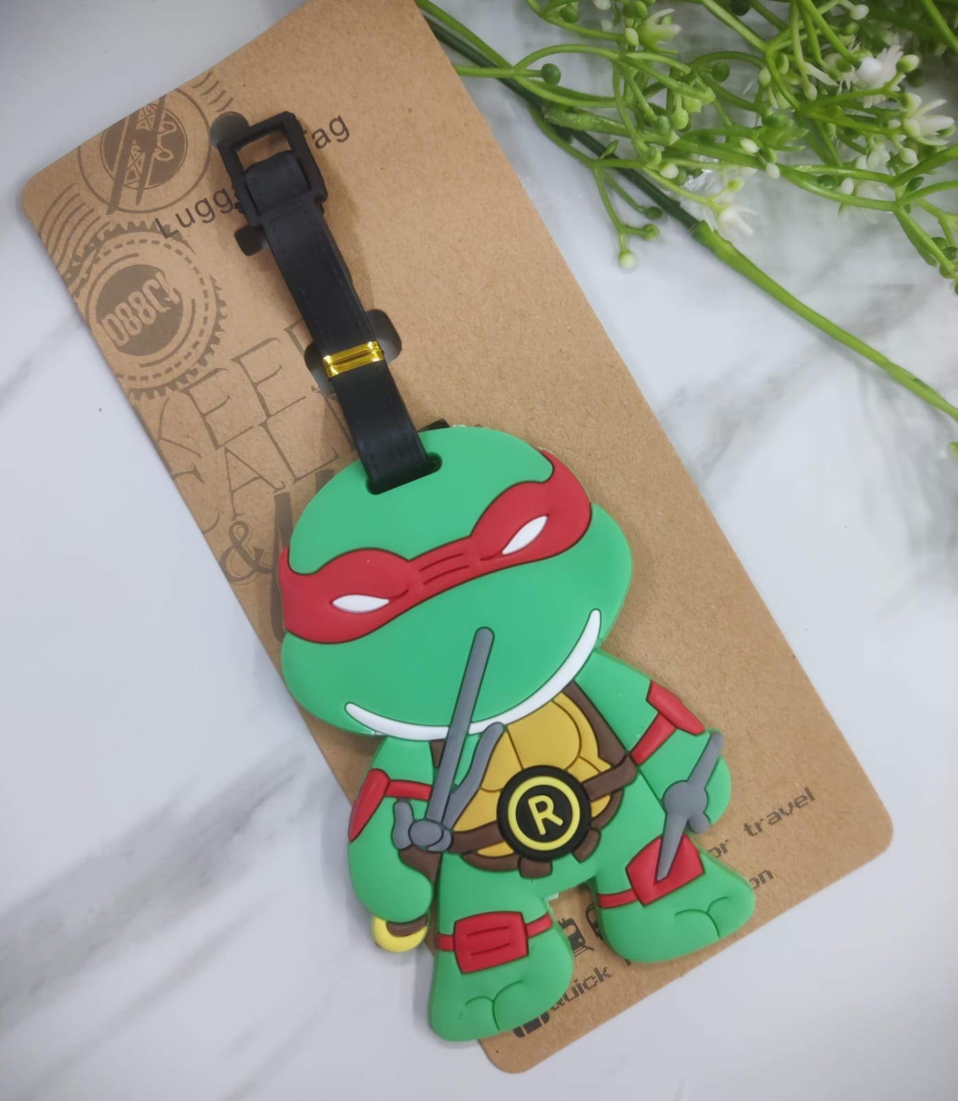 Teenage Mutant Ninja Turtle Raphael Luggage Tag