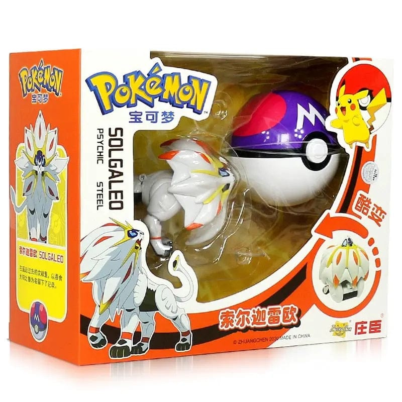 Pokemon Solgaleo Cool Transform With Pokeball Collectable Figure (No Refund and Replacement allowed as its Seal Packed)