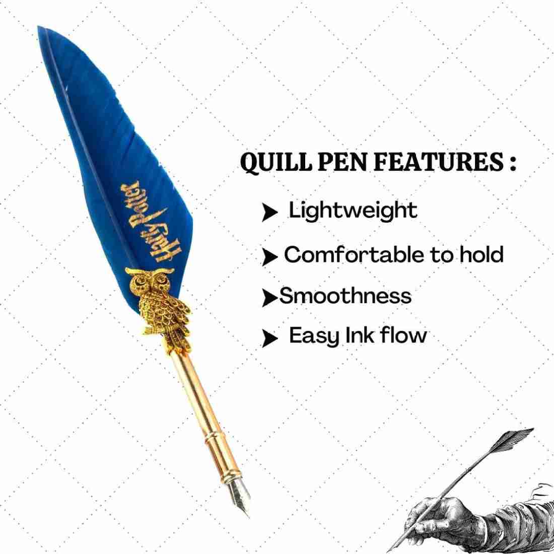 Harry Potter Feather Pens (Select From Drop Down Menu)