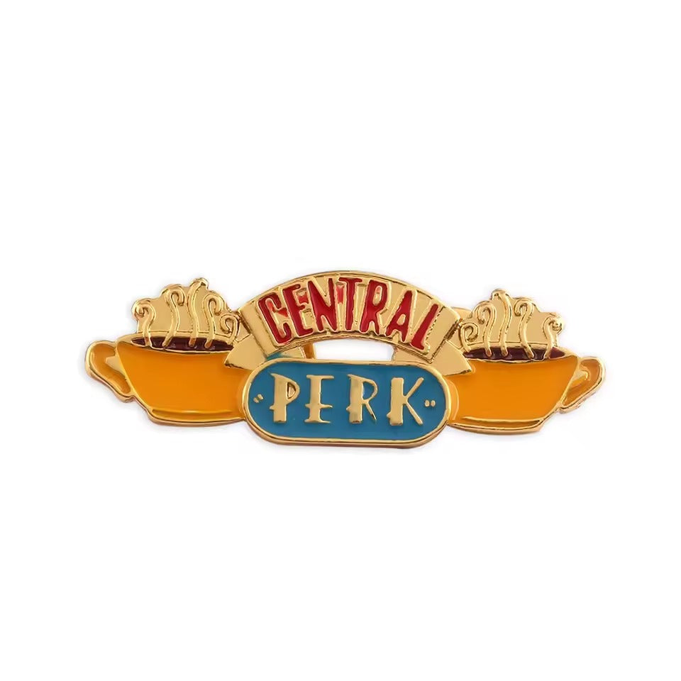 Friends Golden Central Perk Keychain