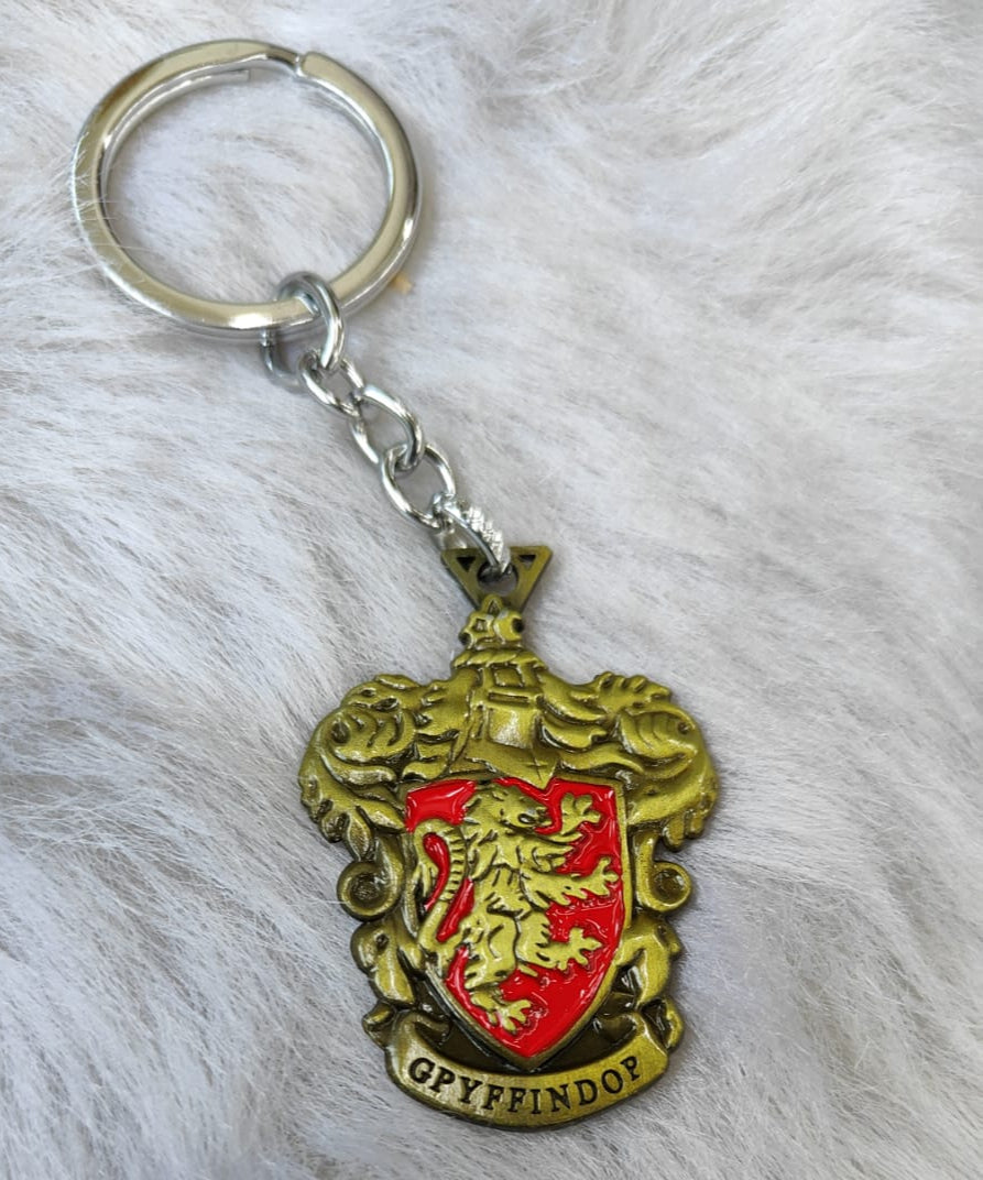 Harry Potter Gpyffindop Logo Keychain (Select From Drop Down)