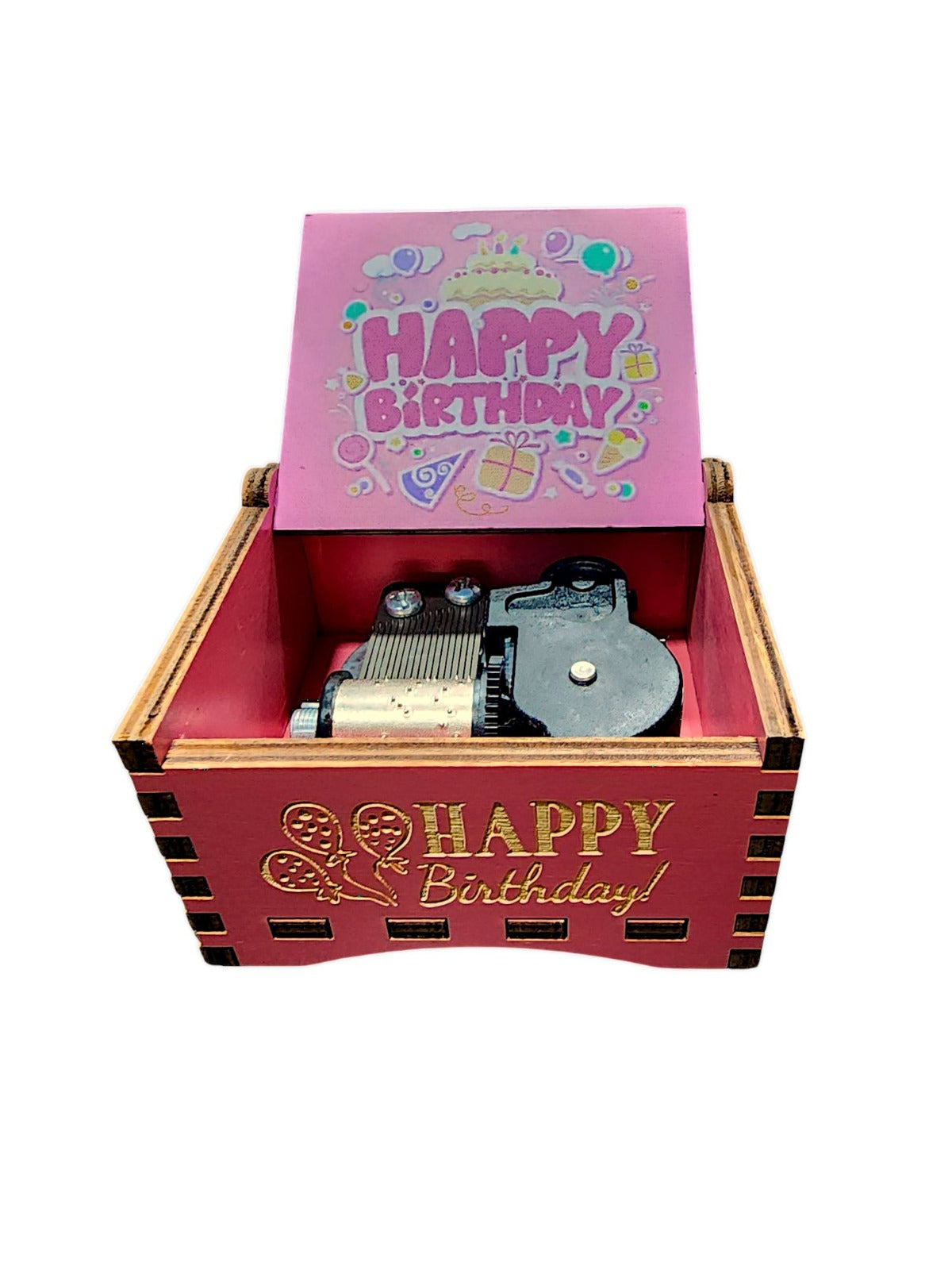 Happy Birthday Self - Winding Music Box