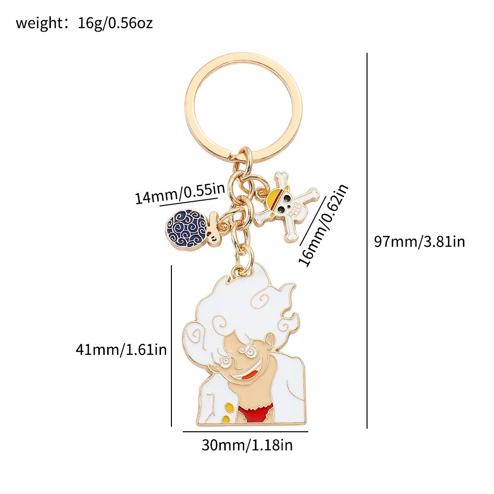 One Piece Gear 5 Monkey D Luffy Premium Keychain