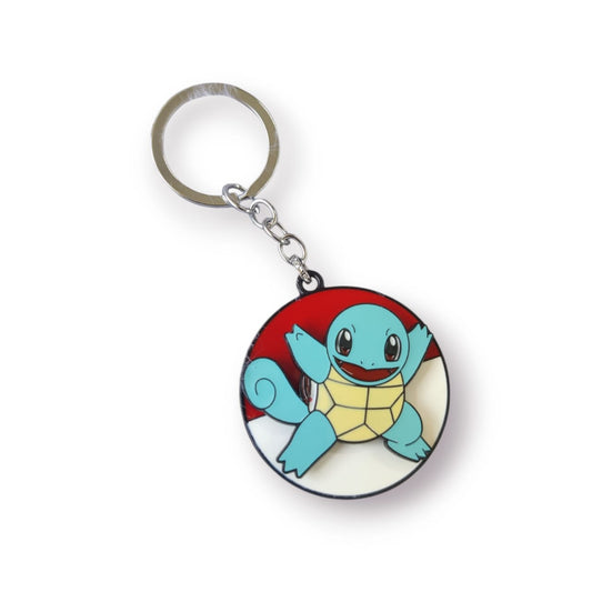 Pokemon Squirtle Rotating Metal Keychain