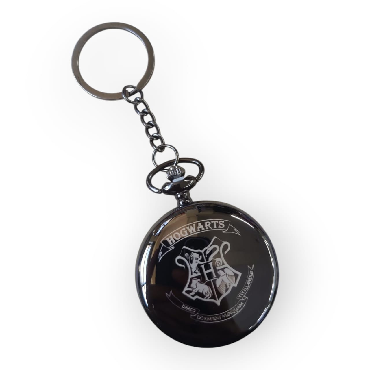 Harry Potter Black Pocket Watch Keychain