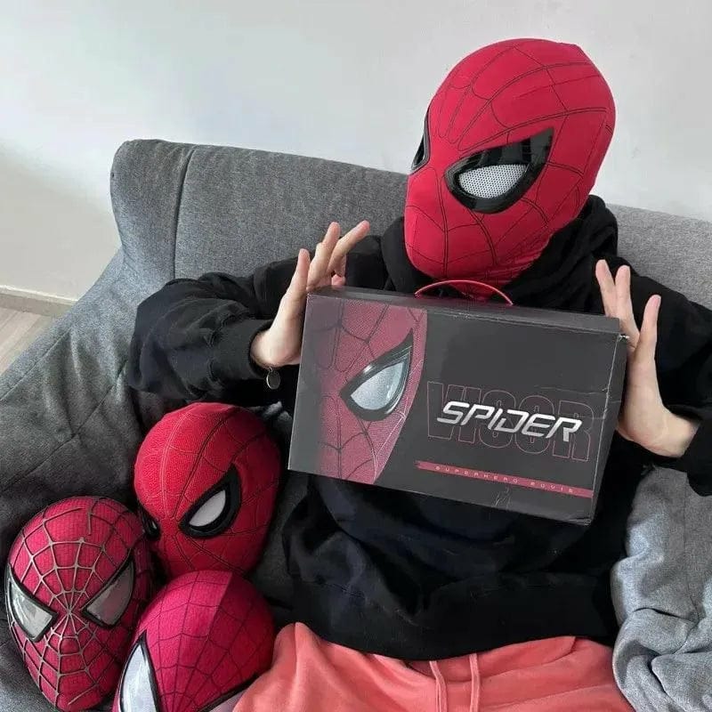 Spiderman Moving Eyes Cosplay Mask