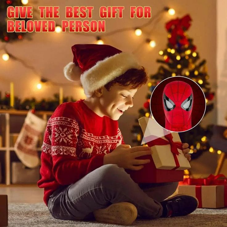 Spiderman Moving Eyes Cosplay Mask