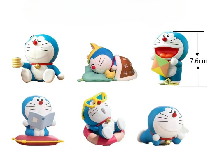 Doraemon Collectable Figure Set of 6