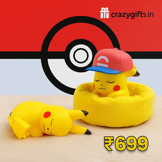 Anime Cartoon Sleeping Bean Bag Figure and Lamp Combo