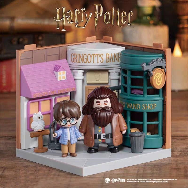 Official Harry Potter and the Socerer's Stone Figure Series 3D DIY Building Block Kit - Magical Diagon Alley Toy Decoration - No Cod Allowed On this Product - Prepaid Orders Only