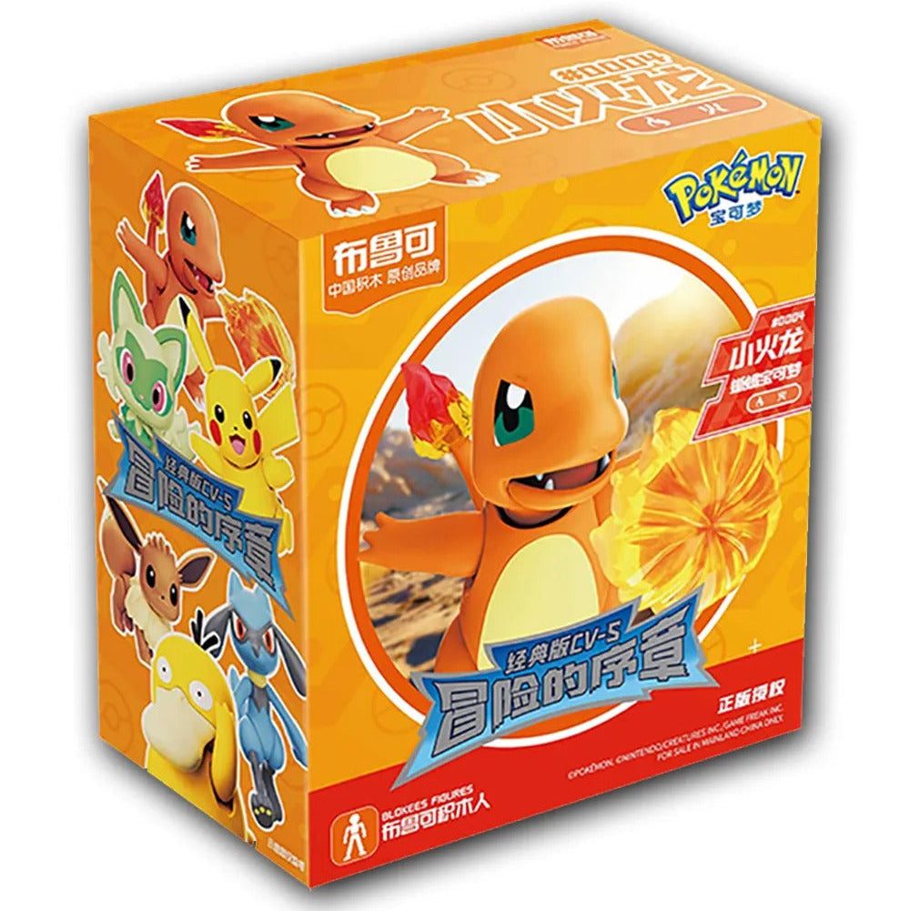 Pokemon Blockees Anime cartoon Collectables Figures Set of 6