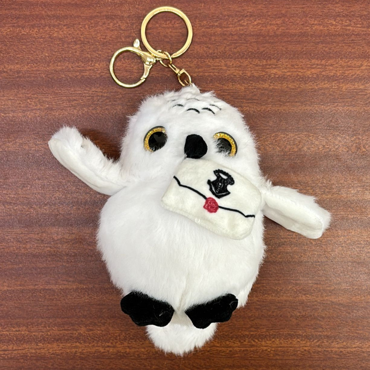 Harry Potter Hedwig Owl Plush Soft Toy Keychain With Bagcharm