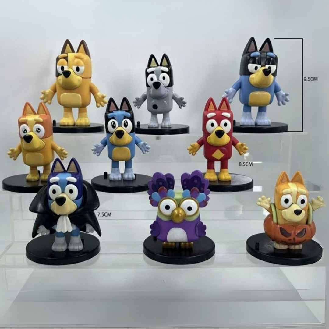 Bluey Figure Set of 9