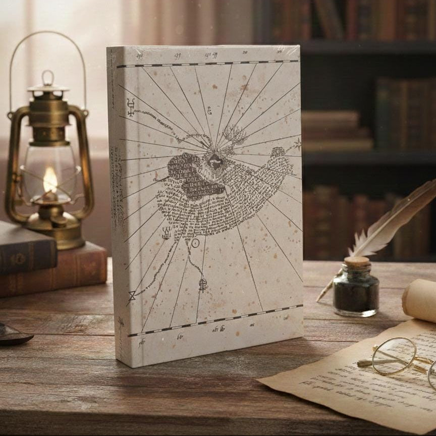 Harry Potter A6 Marauder's Map Magnetic Hardbound Planner Journal