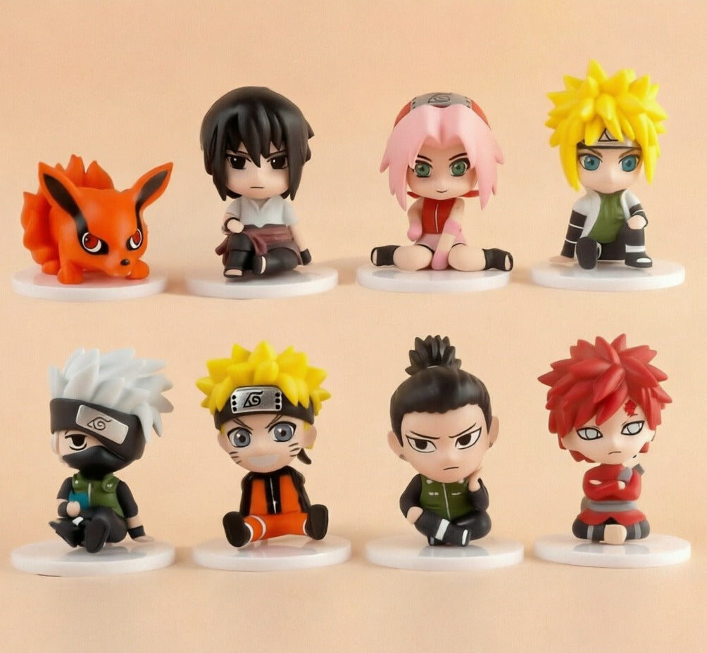 Naruto Set of 8 Figures