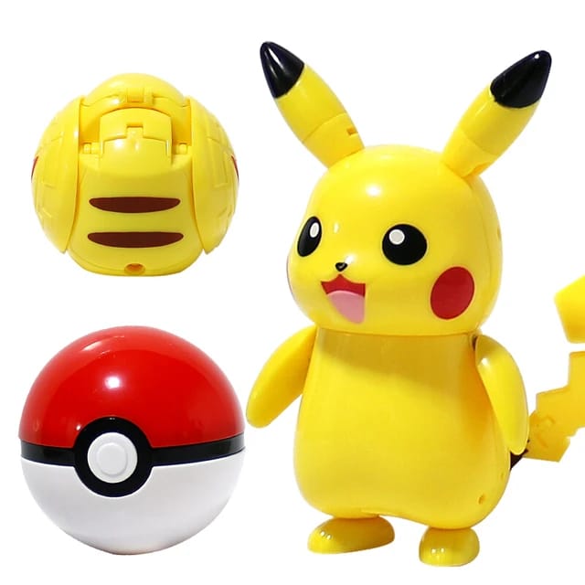 Pokemon Pikachu Cool Transform With Pokeball Collectable Figure (No Refund and Replacement allowed as its Seal Packed)