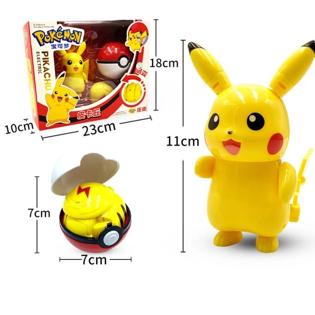 Pokemon Pikachu Cool Transform With Pokeball Collectable Figure  (No Refund and Replacement allowed as its Seal Packed)