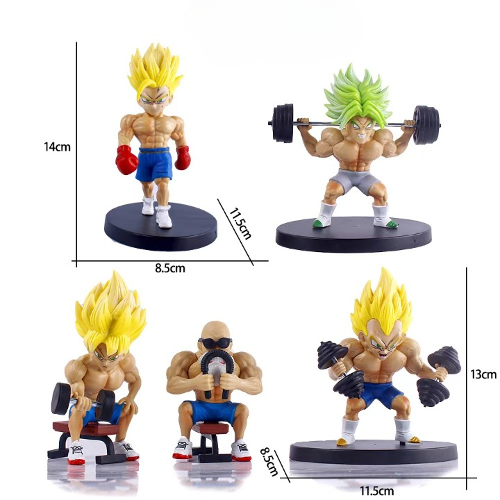 Dragon Ball Z Set of 5 Figures - 14 cm