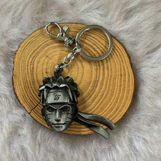 Naruto Face Metal Keychain With Bagcharm
