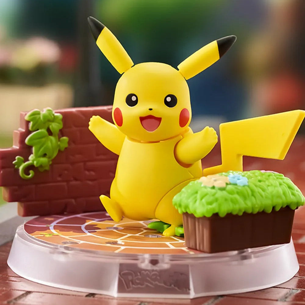 Pokemon Blockees Anime cartoon Collectables Figures Set of 6