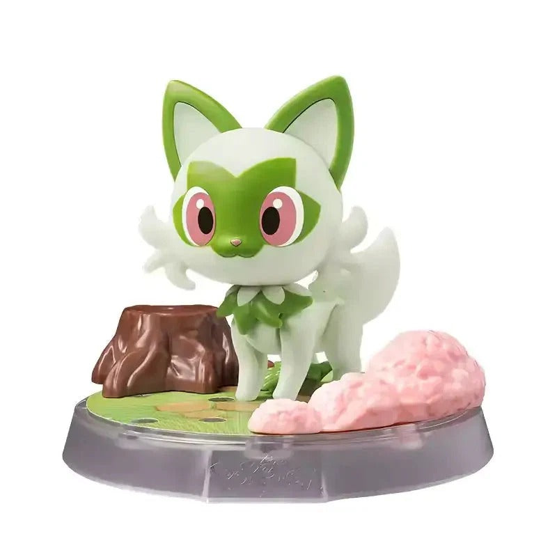 Pokemon Blockees Anime cartoon Collectables Figures Set of 6