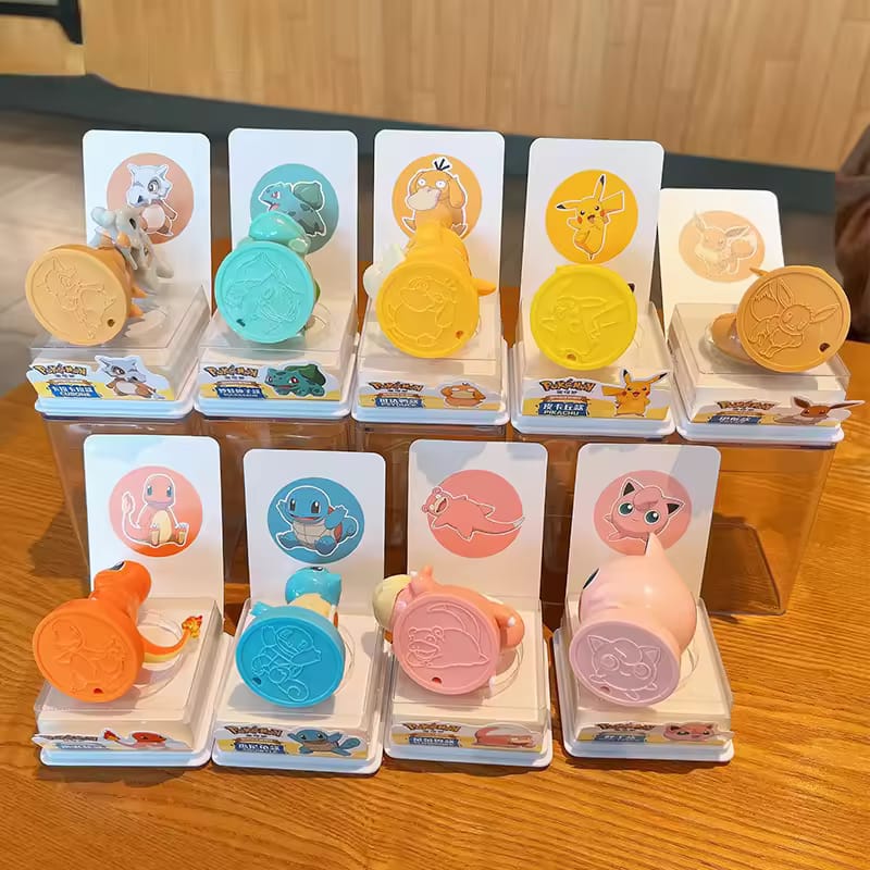 Pokemon Official Figure Plus Stamp Series Set of 9 ( NO Return and No Replacement as Product is Seal Packed )