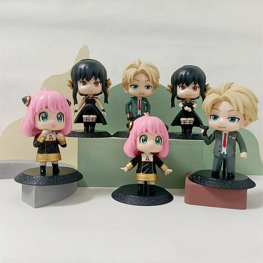 Spy X Family Figures Set of 6 (9-10cm)
