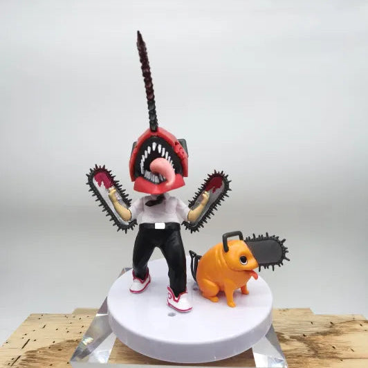 Chainsaw Man Denji AND Pochita Figure - 15 cm
