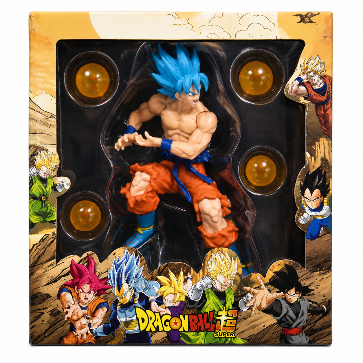 Super Saiyan Blue Goku Action Figure – Dragon Ball Super Collectible Figure