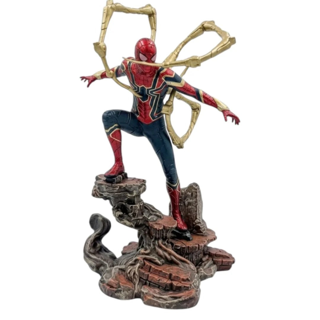 Spider-Man Superhero Action Figure with Mechanical Arms 24 Cm Approx – Collectible Display Statue