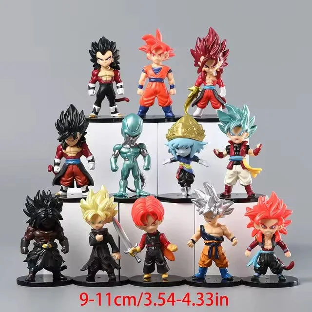 Dragon Ball Z Anime Action Figure Set of 12